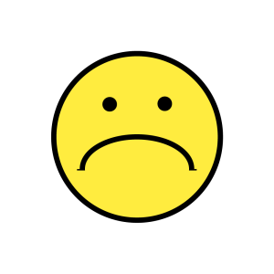 Smiley trist